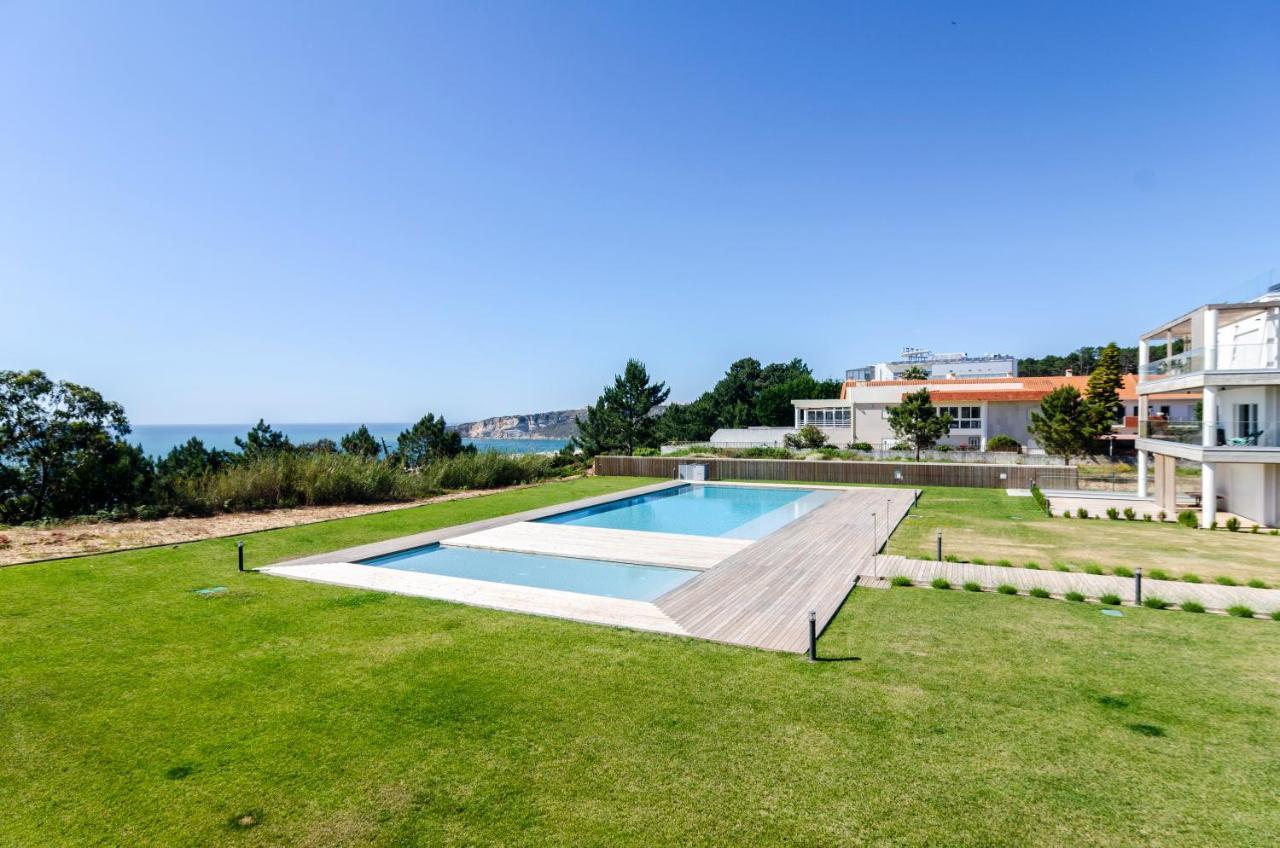 Apartment Mar A Vista - With Pool, Gym And Sea Views Nazare