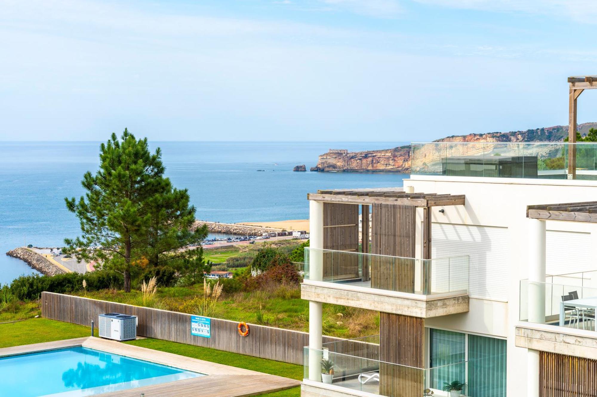 Mar A Vista - With Pool, Gym And Sea Views Apartment Nazare