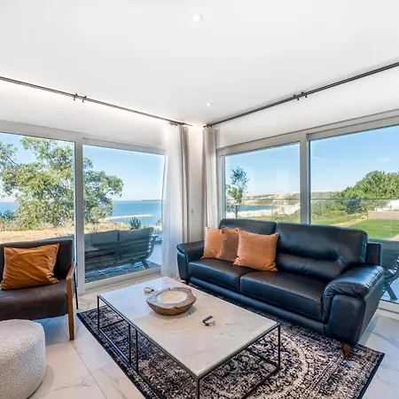 Mar A Vista - Condominium With Pool, Gym And Sea Views Nazare Exterior photo