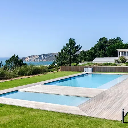 Mar A Vista - Condominium With Pool, Gym And Sea Views Nazare Exterior photo