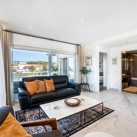 Mar A Vista - Condominium With Pool, Gym And Sea Views Nazare Exterior photo