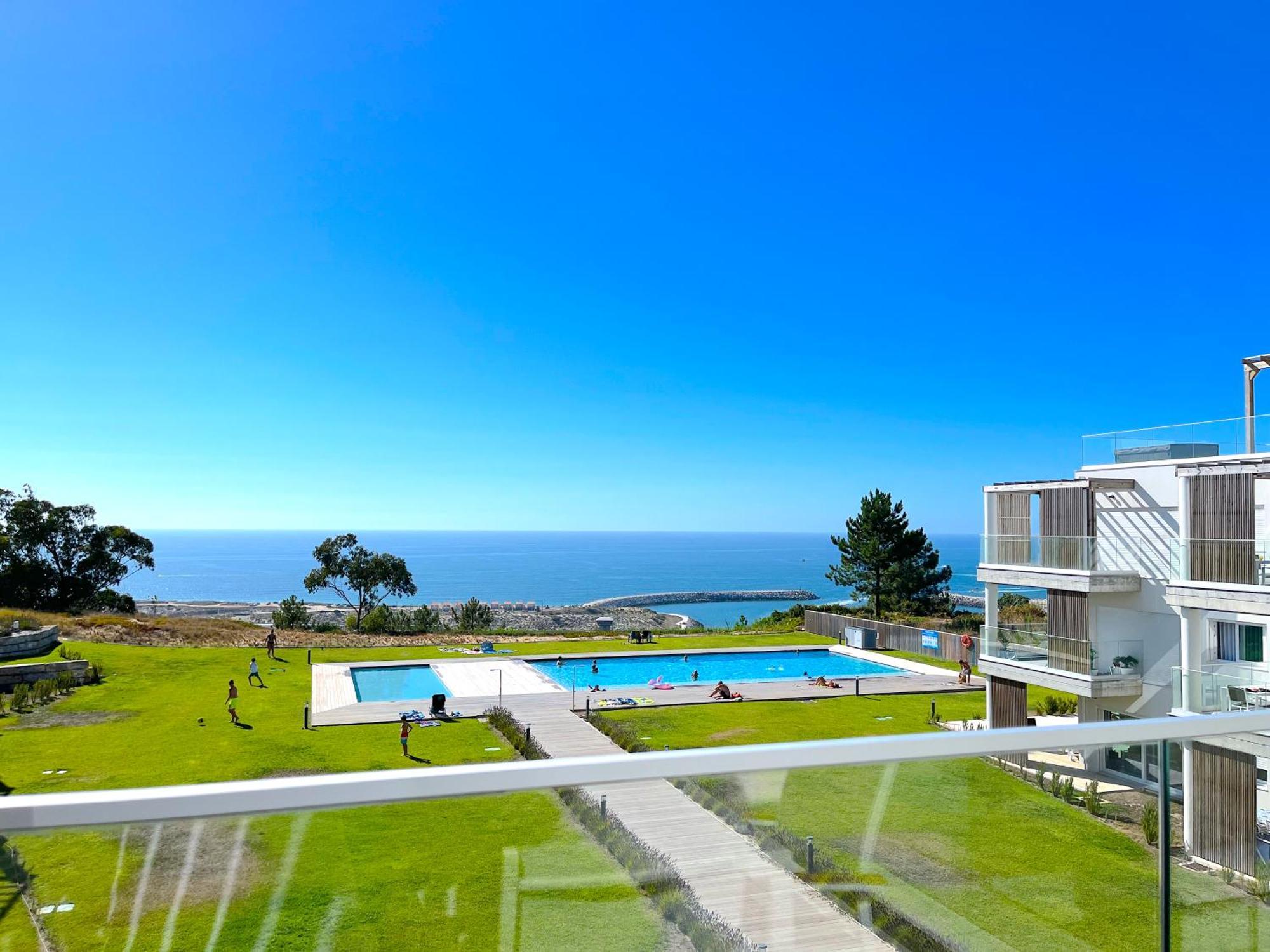 Apartamento Mar A Vista - With Pool, Gym And Sea Views Nazaré